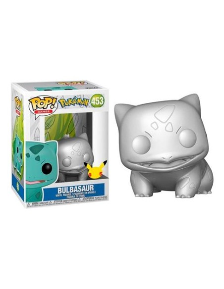 FUNKO POP POKEMON POKEMON S6 BULBASAUR PLATEADO EFECTO METALICO EDICION ESPECIAL EXCLUSIVO 10 Nº 453 -CAJA ORIGINAL- FUNKO POP POKEMON POKEMON S6 BULBASAUR PLATEADO EFECTO METALICO EDICION ESPECIAL EXCLUSIVO 10 Nº 453 -CAJA ORIGINAL-